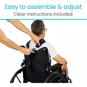 OLF Elder Patient Wheelchair Safety Fastening Belt Adjustable Non-Slip Restraints Fixing Straps Chest Restraint Wheelchair - Product Image 6