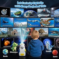 Projecteur d'histoires pour enfants avec 32 contes, veilleuse et projection d'histoires 2-en-1 avec récit audio
