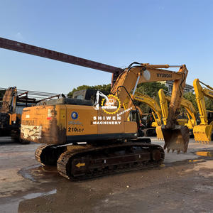 Excavadora Hyundai 210-7 2020 Usada Importada de Corea, Máquina de Movimiento de Tierras de 21 Toneladas, Bomba de Engranajes, Rodamiento, Motor - Product Image 4