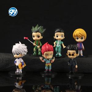 6 pièces chasseur x chasseur Figure Anime Gon Killua Kurapika Hisoka <span class=keywords><strong>Leorio</strong></span> poupée jouet Statue - Product Image 1