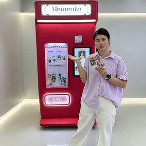 <b>Receipt</b> <b>Printer</b> AI Photo Booth Machine Selfie Touchscreen Photo Booth with <b>Printer</b> Custom Advertising Photo Booth - Product Image 5