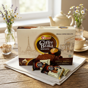 บิสกิตกาแฟบราคา 360 กรัม ขนมขบเคี้ยวไขมันต่ำ คาร์โบไฮเดรตต่ำ รสกาแฟโรบัสต้าเวียดนาม บริการ ODM OEM และบริการจัดทำตัวอย่าง - Product Image 5