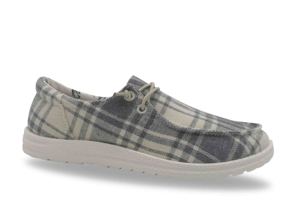 Confortable sans lacet hommes <span class=keywords><strong>chaussures</strong></span> décontractées Plaid bateau <span class=keywords><strong>chaussures</strong></span> élégant tendance <span class=keywords><strong>chaussures</strong></span> habillées hommes toile à la mode Sneaker - Product Image 3