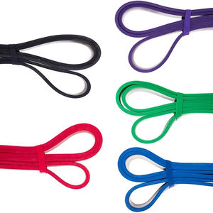 Bandes de résistance en latex naturel Boucle en caoutchouc Gym Renforcer la puissance Fitness Bande élastique de traction - Product Image 4