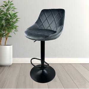 Silla de Bar Ajustable de Diseño Moderno, Taburete Giratorio Blanco para Cocina, Taburete Alto sin Brazos para el Hogar - Product Image 6