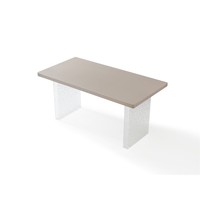 Schiefer Nordischer Stil Quadratisches Esszimmer-Set 6-Sitzer für Esszimmer Wohnmöbel