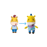 Poupée de travailleur de mascotte de chantier de construction de bâtiments personnalisable poupée en peluche portant un casque de sécurité avec remplissage en coton PP