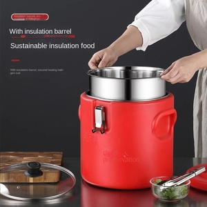 Seau isotherme en acier inoxydable, cantine commerciale, grande capacité 5L-80L, pour riz/soupe/lait de soja/thé au lait/poudre de glace/bouillie - Product Image 4