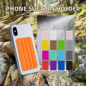 Capa de Telefone Móvel Portátil de Silicone Adesiva à Prova de Choque com Ventosa Antiderrapante Design em Cor Pura para & para - Product Image 2