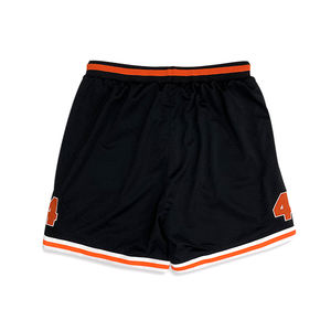Pantalones cortos de baloncesto personalizados para hombre Diseño de sublimación Pantalones cortos de baloncesto transpirables de malla retro callejera - Product Image 3