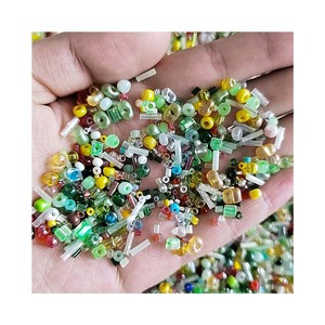 Perline Tubolari Giapponesi Miste Delica, Perline Rotonde in Vetro, Mix di Colori e Dimensioni, Tubi in Vetro a Spirale per Accessori di Abbigliamento - Product Image 6