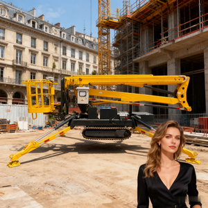 Plataforma de trabajo aéreo eléctrica Crawler Spider MINI Lift 10M-21m Crawler Spider Boom Lift - Product Image 5