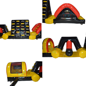 SuperCastle Percorso a Ostacoli Gonfiabile Commerciale in PVC, Ostacoli Personalizzabili, Dimensioni e Capacità Regolabili, Facile da Montare, Divertimento all'Aperto - Product Image 4