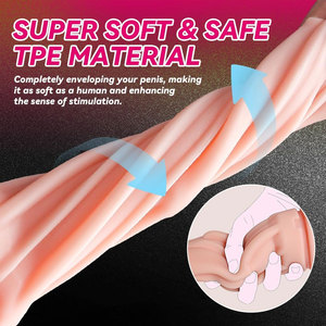 Juguete Sexual de Bolsillo Realista en 3D para Hombres, Material TPE Súper Suave, Copa Masturbadora con Textura de Vagina Masculina - Product Image 6