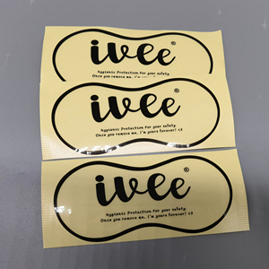 Custom Printing Logo PVC Hygienic Protection Sticker for Swimwear Transparent Underwear Sticker - Product Image 4