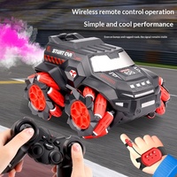 Voiture télécommandée pour enfants, tout-terrain, quatre roues motrices, avec fonctions de drift, de cascades et d'escalade, finition peinture pulvérisée