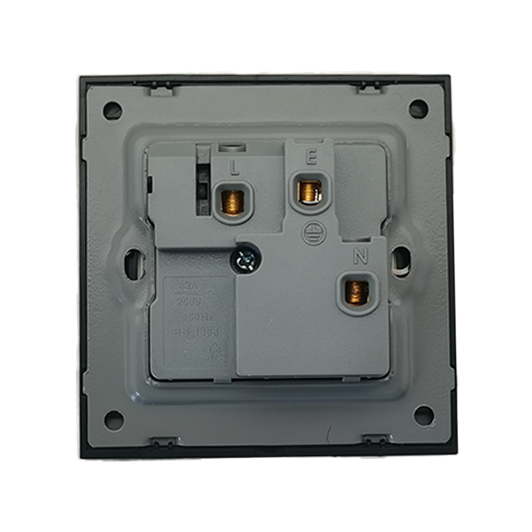 UK Standard Multi 15A/16A With Neon 1Gang Wall Switches Socket Power Electrical Gold Brush Meteor Rain Series Wall Switches