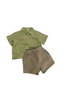 <span class=keywords><strong>Polo</strong></span> à manches courtes pour enfants, nouvelle collection été 2024, couleur unie, simple, pour garçons et filles, t-shirt à col <span class=keywords><strong>polo</strong></span> pour bébé - Product Image 5