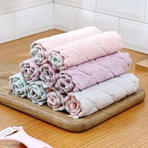 Paño de Cocina Absorbente de Microfibra, Paño de Limpieza Antiadherente para Eliminar Grasa, Herramientas de Limpieza para Vajilla y Utensilios del Hogar - Product Image 4