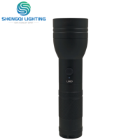 Lampe de poche d'urgence étanche IP65 à haute luminosité 1600LM, faisceau longue portée 1021M, 6000mAh, blanc froid 7000K, pour camping, 100+ exclusif privé