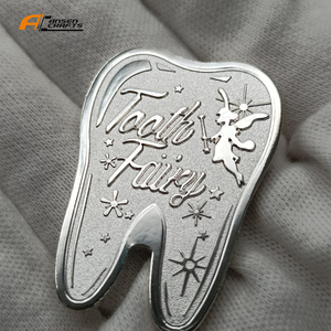 Alien Tooth Fairy novedad regalo plateado <span class=keywords><strong>moneda</strong></span> conmemorativa para regalo de colección - Product Image 2