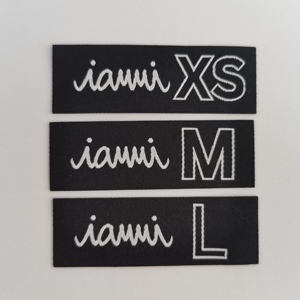 Etiquetas Tejidas Personalizadas con Logotipo para Ropa, Etiqueta Adhesiva Termoadhesiva, Etiquetas de Tela de Algodón con Hilo Damasco, Etiquetas Termoadhesivas para Camisetas y Prendas - Product Image 6