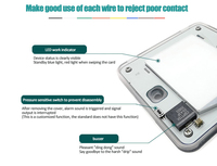 Lecteur de cartes NFC double fréquence S4A PCD-01 pour contrôle d'accès, lecture de cartes en verre trempé 125 kHz et 13,56 MHz