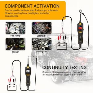 เครื่องทดสอบวงจรยานยนต์ Topdiag P300 เครื่องทดสอบแบตเตอรี่ 12V เครื่องมือวินิจฉัยระบบไฟฟ้ารถยนต์ หัววัดพลังงาน ตรวจจับหัวฉีดน้ำมันเชื้อเพลิง - Product Image 4