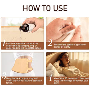 Fábrica al por mayor muestra gratis a granel 2oz aceite de semilla de ricino Etiqueta Privada prensado en frío aceite de ricino natural puro para el cabello - Product Image 3