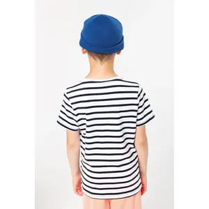 Camiseta Infantil a Rayas con Bolsillo, Merchandising Personalizado - Product Image 4