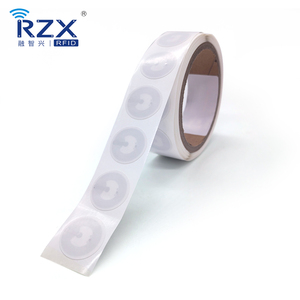 Rzx स्टॉक <span class=keywords><strong>13.56mhz</strong></span> hf rfid <span class=keywords><strong>nfc</strong></span> स्टिकर Fm11nt022 चिप 25 मिमी सफेद रिक्त लेपित पेपर मिनी टैग सस्ता <span class=keywords><strong>Nfc</strong></span> स्टिकर <span class=keywords><strong>Nfc</strong></span> टैग - Product Image 3