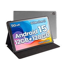 Tablet PC Android 15 de 10.1 Pulgadas a Precio Económico, 12GB 128GB ROM, Cámara Dual, Batería Grande de 6000mAh, Tablet Inteligente para Regalo