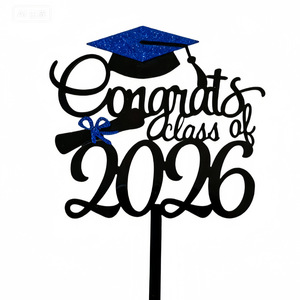 ท็อปเปอร์เค้กอะคริลิค รูปน้ำผึ้งและรสหวาน สำหรับตกแต่งเค้กงานรับปริญญา รุ่นปี 2026 - Product Image 4