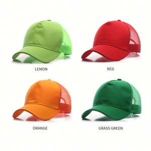 Casquettes de baseball personnalisées à visière incurvée, doublées de satin, style vintage, en tissu mesh à séchage rapide, broderie 3D, pour sports de plein air - Product Image 3