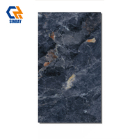 Carreaux de porcelaine imitation pierre moderne 600x1200mm 9mm Brillant Antibactérien Résistant aux acides Carreaux de sol et de mur pour salle de bain Villa Park