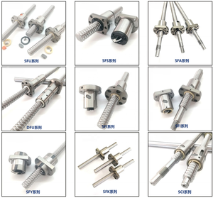 Đường kính 20mm Pitch 5mm 10mm 20mm lớn ballscrew mặt đất cán 2005 2010 2020 bóng vít cho <span class=keywords><strong>CNC</strong></span> Router <span class=keywords><strong>CNC</strong></span> máy - Product Image 3