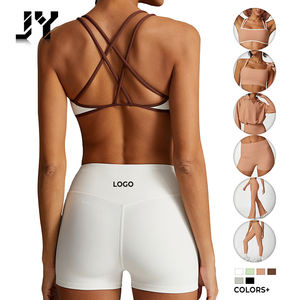 JY 2025 Nuovo Completo Sportivo da <span class=keywords><strong>Donna</strong></span> <span class=keywords><strong>a</strong></span> <span class=keywords><strong>Coste</strong></span>, Reggiseno Sportivo e <span class=keywords><strong>Pantaloni</strong></span> Yoga Larghi con Coulisse Senza Maniche - Product Image 1