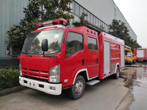 Camion de pompiers fiable de 5 tonnes avec réservoir d'eau, pompe et lance réglable pour la protection incendie des communautés urbaines - Product Image 5
