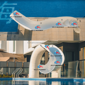 Miễn phí-đứng hồ bơi <span class=keywords><strong>slide</strong></span> với nước thép không gỉ Thác hồ bơi <span class=keywords><strong>Slide</strong></span> cho khu nghỉ mát khách sạn và biệt thự - Product Image 2