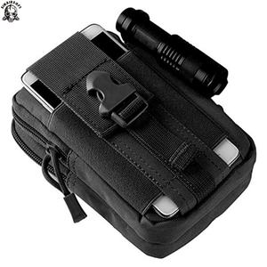 Pochette tactique multifonction robuste pour survie en extérieur, sac banane en nylon imperméable Molle pour outils de sauvetage - Product Image 3