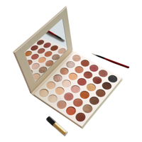 Palette d'ombres à paupières 30 couleurs Nude High Pigment Matte + Super Shine Shimmer Logo privé personnalisé
