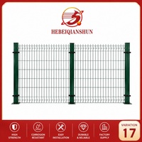 Panneau de clôture en treillis métallique 3D galvanisé à chaud et recouvert de PVC, pliage en V, pour la sécurité des jardins, fermes et villas