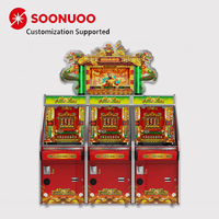 SOONUOO MAGIC FORTUNE GODS Coin Pusher Machine Arcade Game Commercial Indoor Use 110/220V Power Multiple Players Family