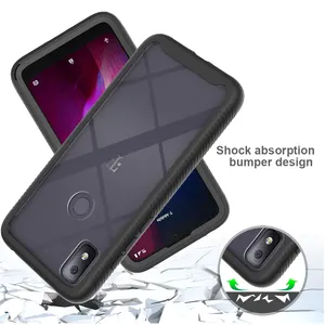 Anti-Drop TPU + PC Armor Kuat Pelindung Ponsel Case PENUTUP UNTUK TCL Revvl 4 Casing Handphone cover untuk T Mobile Revvl4