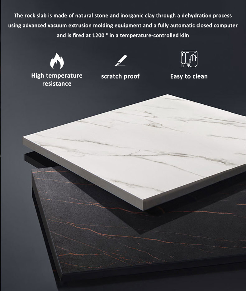 Modern wooden rectangular square marble top metal coffee table living room furniture