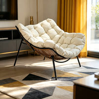 Fauteuil individuel, Fauteuil inclinable pour la maison, Chaise de loisirs pour balcon, Canapé-lit, Fauteuil nid douillet pour une personne