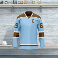 Combinaison d'entraînement de hockey sur glace personnalisable Mammoth, nouveau standard, maillot français Wilderness, broderie feuille d'érable, 100% polyester