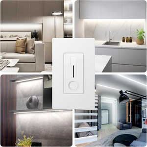 120V PWM <span class=keywords><strong>LED</strong></span> <span class=keywords><strong>dimmer</strong></span> điều khiển 1 kênh 60 Wát cho tiêu chuẩn chuyển đổi điện hộp với 100% đến 5% Dimming phạm vi - Product Image 6