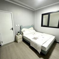 Casa Contenedor Plegable Portátil de 40 pies con Baño, Cocina, Dormitorio, Diseño Transpirable, 5 Años de Garantía