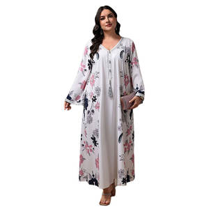 KYP1246 Cross Border elegante abito da banchetto in poliestere con perline taglie forti da donna per musulmani del Medio <span class=keywords><strong>Oriente</strong></span> per la stagione autunnale - Product Image 1
